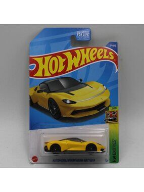 Hot Wheels Automobili Pininfarina Battista Yellow 2022 HW Exotics 2/10 171/250